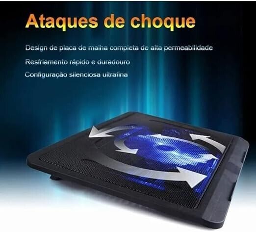 Supporto per LAPTOP Notebook Cooler M19 Design supersottile ventola singola