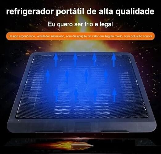 Supporto per LAPTOP Notebook Cooler M19 Design supersottile ventola singola
