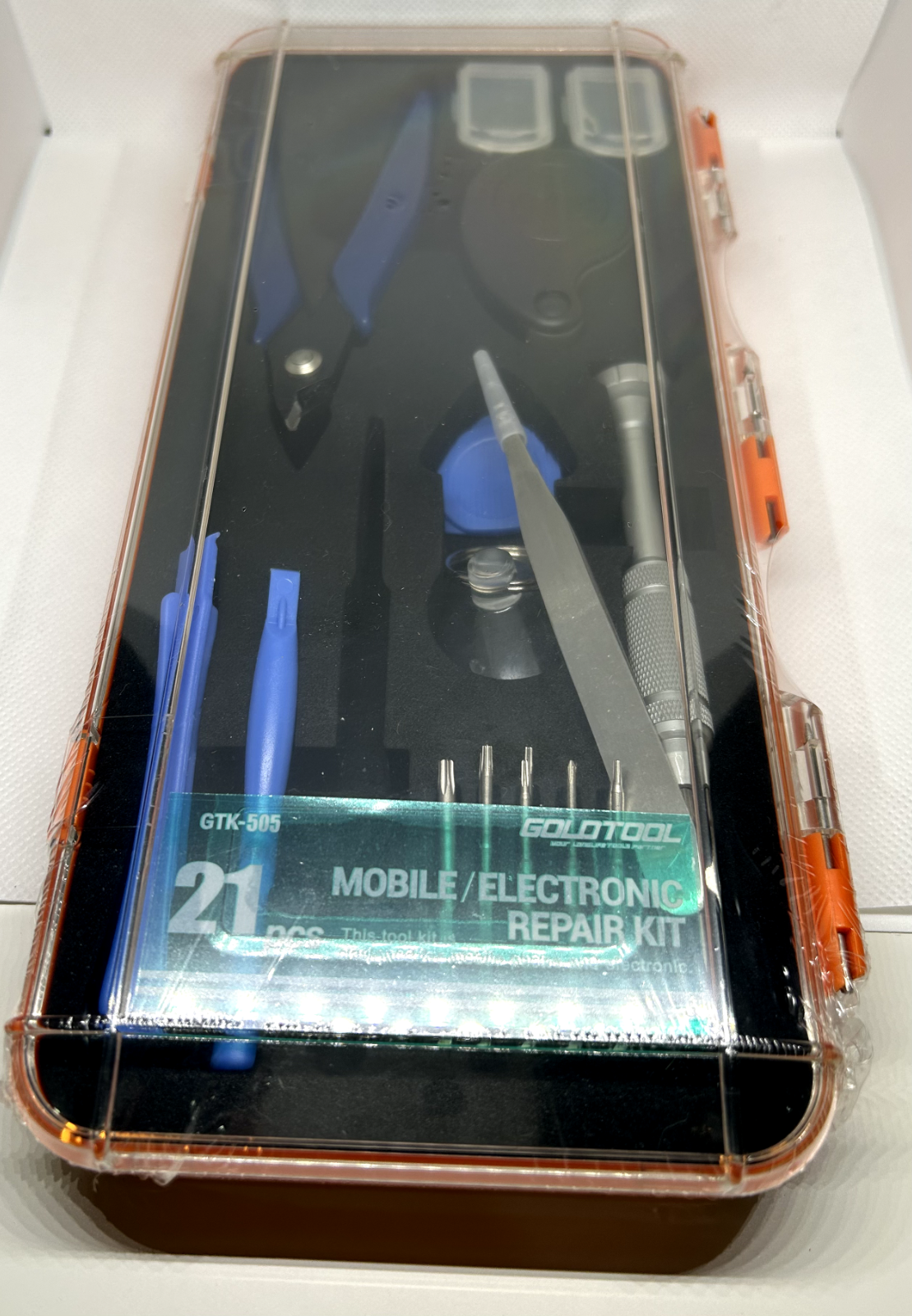 Kit 21 Utensili Riparazione Smartphone GBC Goldtool Eletronic Repair Mobile