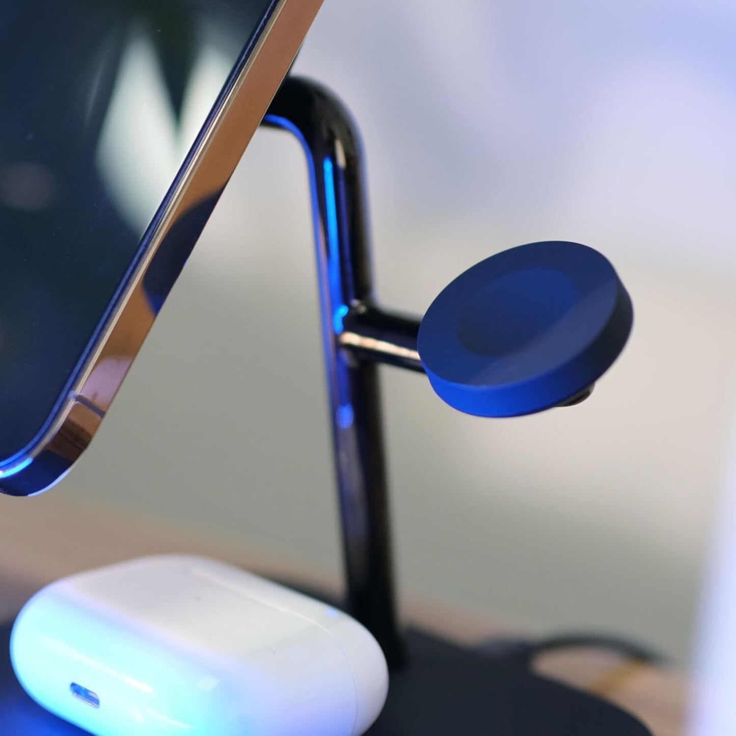 Caricabatterie wireless magnetico Boaraino, stazione di ricarica wireless 3 in 1