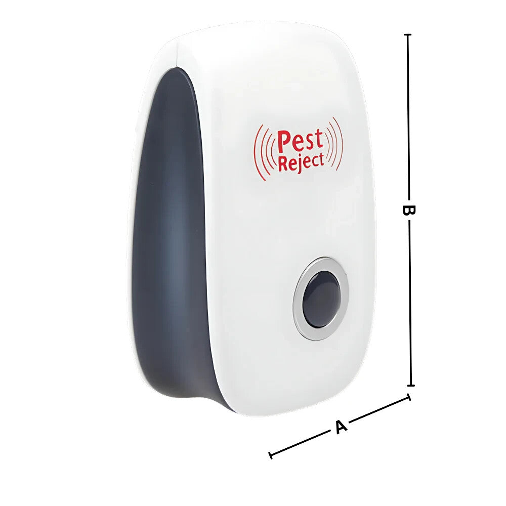 Repulsore di parassiti a ultrasuoni 4 pz ad alta efficienza insetti topi zanzare