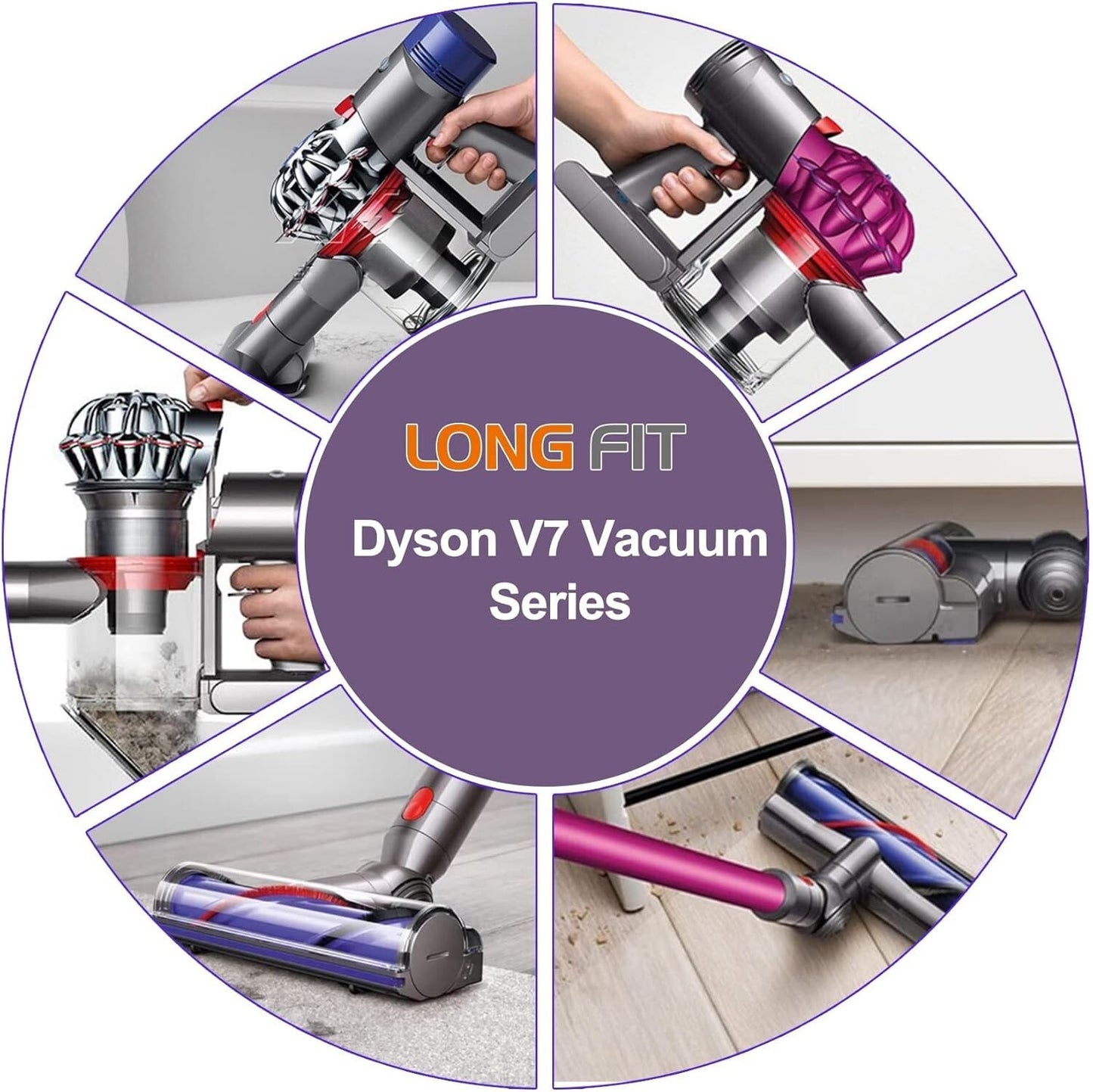Batteria compatibile con Dyson V7 Fluffy V7 Motorhead V7 Animal V7 Cord 6500mAh