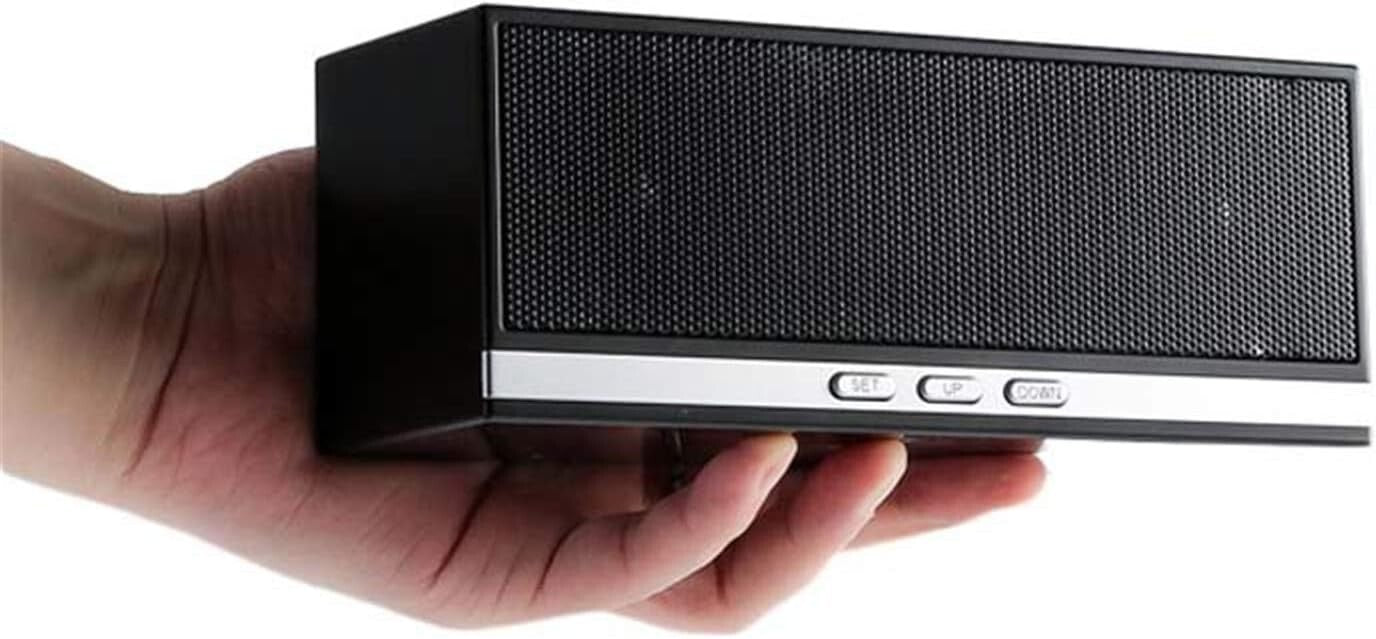 Telecamera Spia Altoparlante sveglia Audio Bluetooth Wifi, Grandangolo 140 °