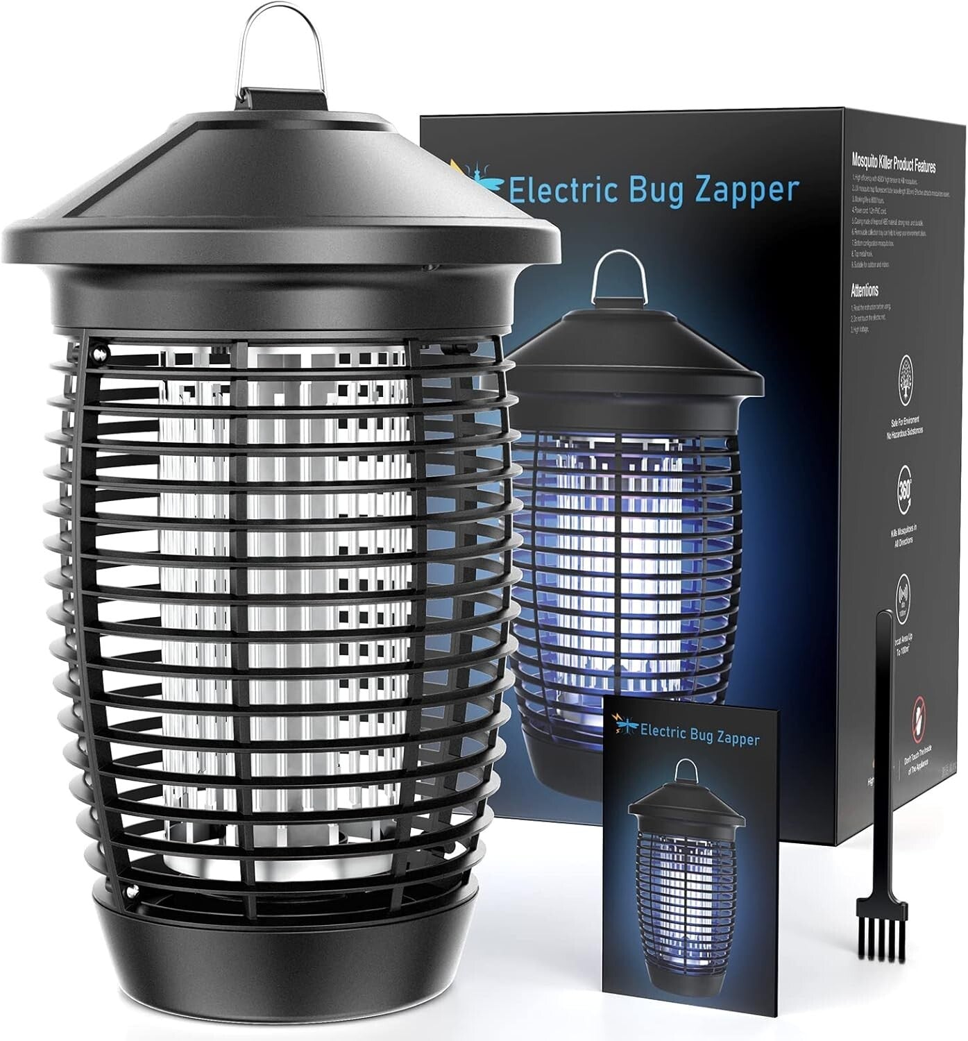 Lampada Anti zanzare Elettrica, 20W 4500V UV impermeabile PX4, Non Tossico