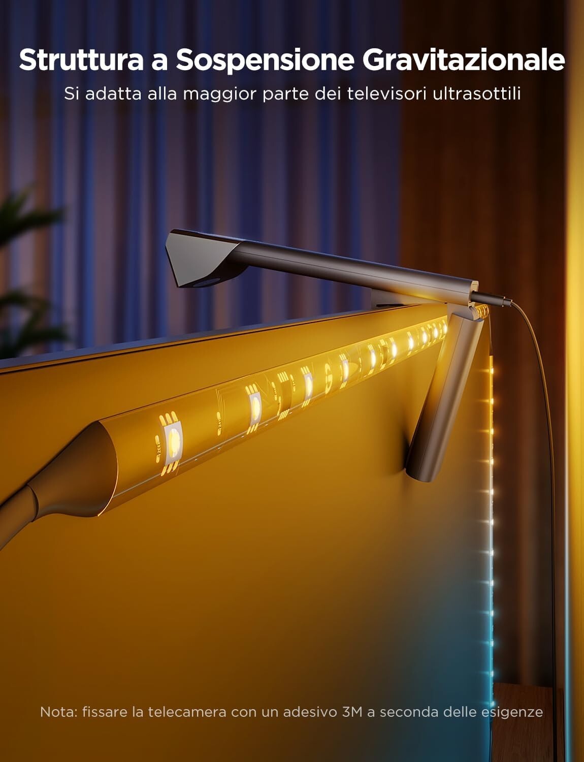 Govee LED TV Retroilluminazione 3 Lite con Correzione Fish-Eye Funzione 40-50 TV