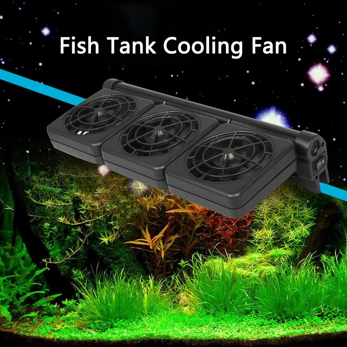 Ventilatore ventola d raffreddamento per acquario a 3 teste per acquario sospeso