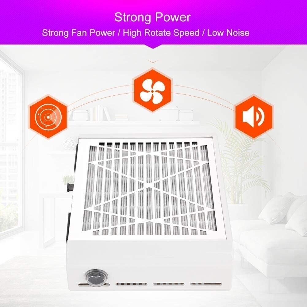 Aspiratore per unghie professionale, Aspirapolvere Elettrico a basso rumore con