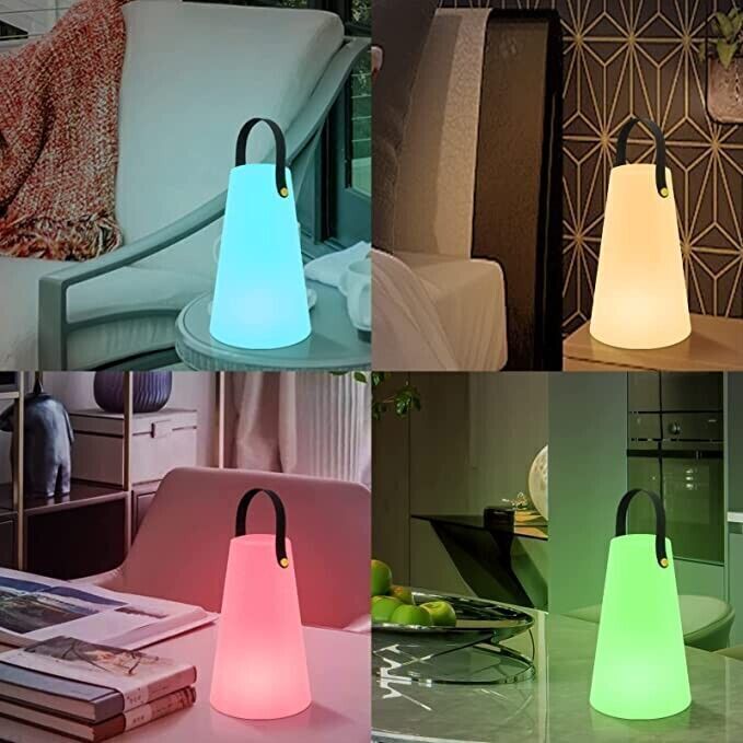 Lampada Da Tavolo Senza Fili A LED 8 Colori Dimmerabile Lampada Da Tavolo IP44