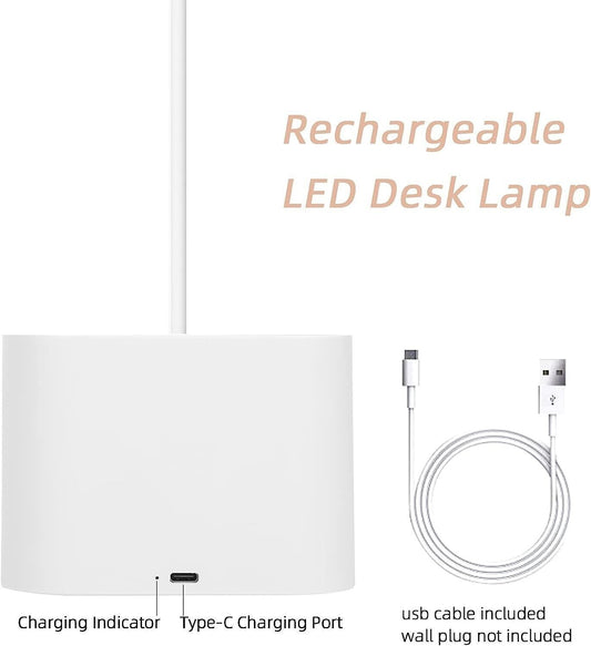 OWWASD Lampada da scrivania, Lampada da tavolo accattivante 3 modalità