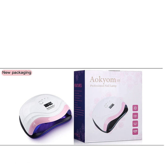 Aokyom 168W Lampada per Unghie,Lampada a LED UV per Manicure e Pedicure,36LED
