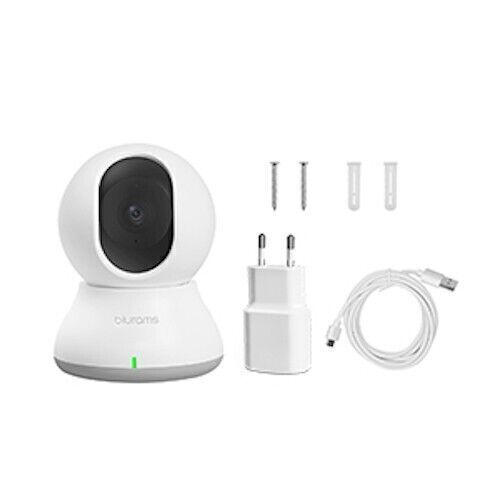 Blurams Telecamera Wi-Fi Interno,2K Videocamera Sorveglianza,Rotazione a 360°,Vi