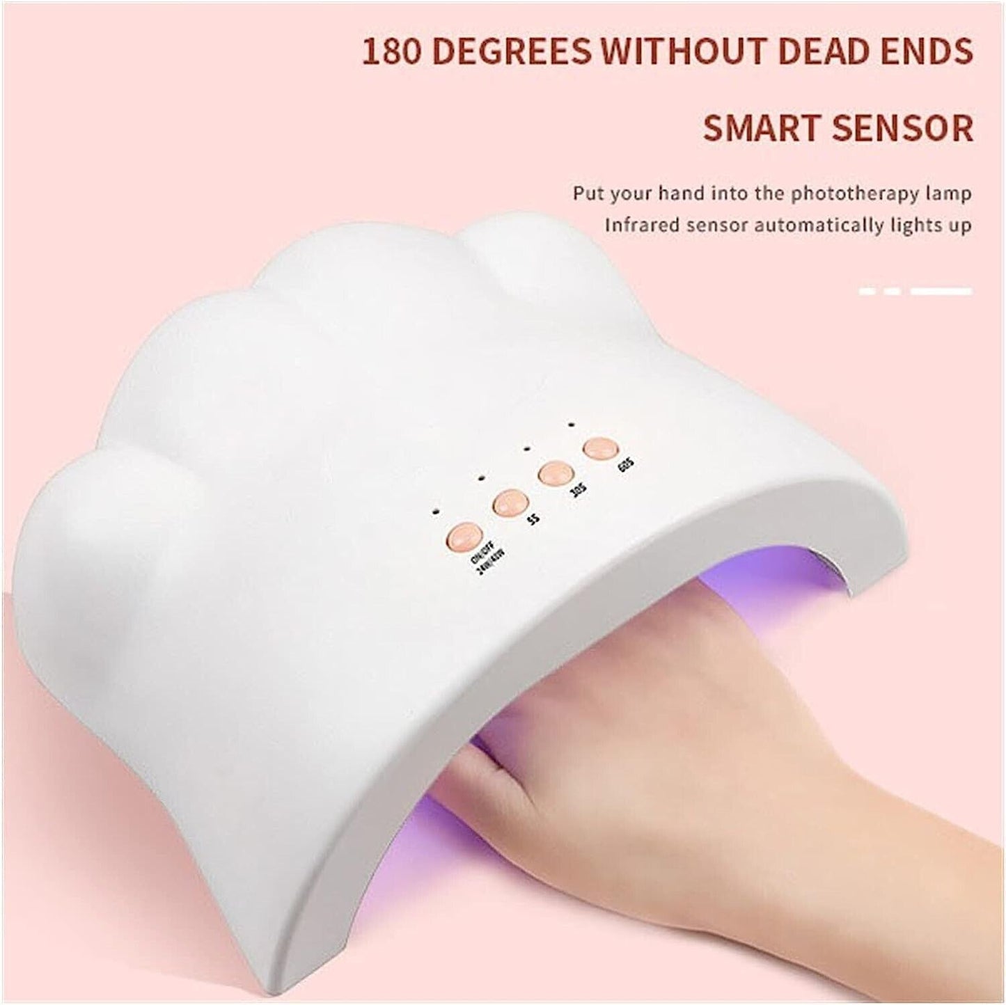 Lampada per Unghie LED UV Lampada per Unghie a LED a Zampa di Gatto, Lampada