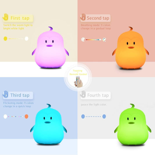 Luce notturna per bambini Luce notturna in silicone Luce notturna in silicone