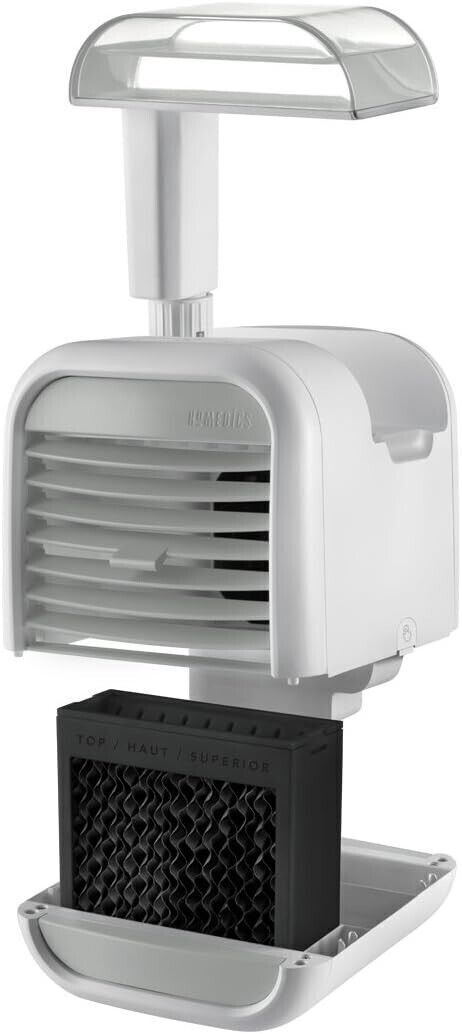 Homedics Condizionatore Portatile, Raffrescatore d'Aria con Serbatoio da 2l