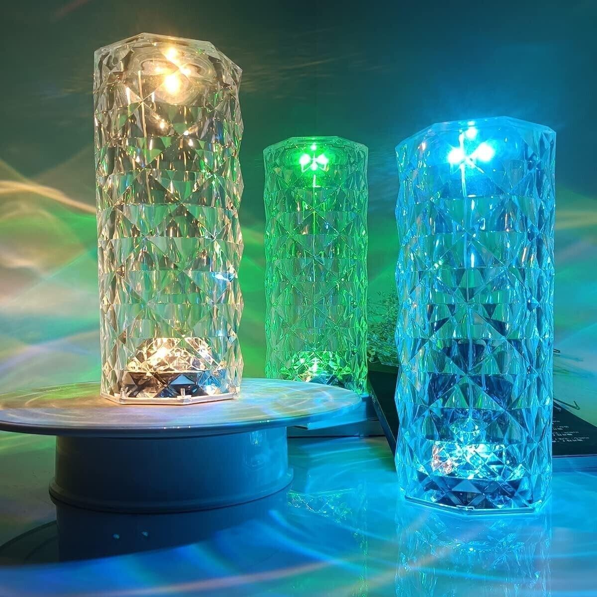 Lampada da Tavolo Touch Senza fili ricaricabile, 16 Colori Lampade Led