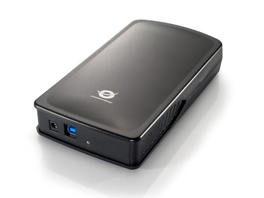 Conceptronic Contenitore di unità di archiviazione, Box esterno HDD Grafite
