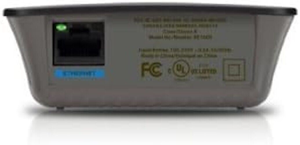 Linksys RE1000-EU Wireless-N Range Extender, Nero amplificatore di rete