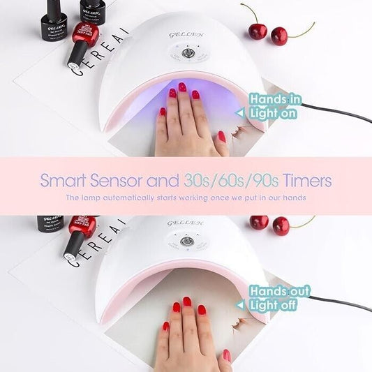 Lampada per asciugatura unghie LED UV 36W per smalto gel - Macchina per manicure