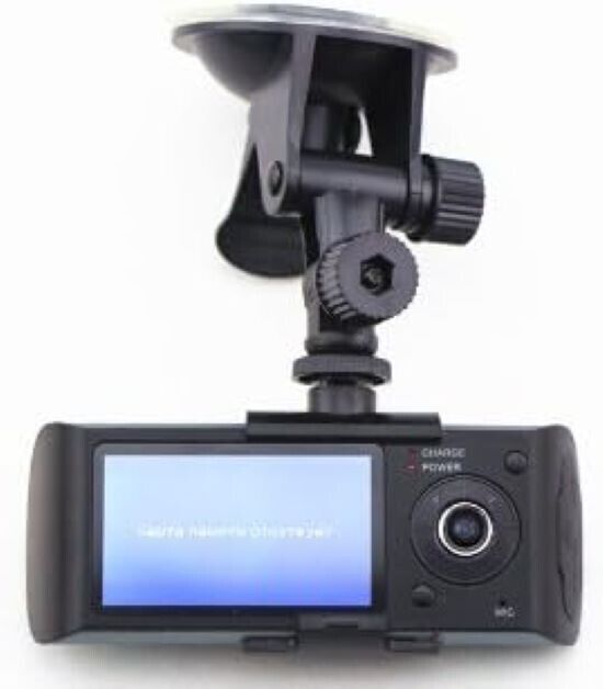 Videocamera DVR per auto con registrazione sincrona R300 con doppia telecamera