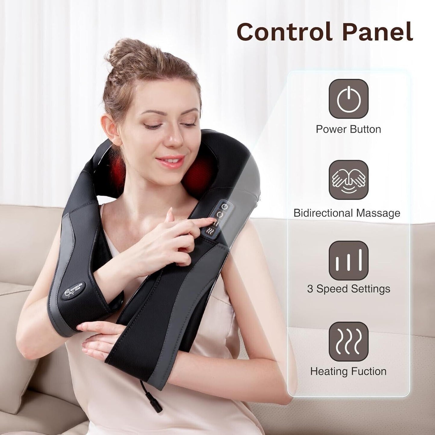 Massaggiatore per tutto il corpo, Massaggiatore Elettrico per Spalle Shiatsu
