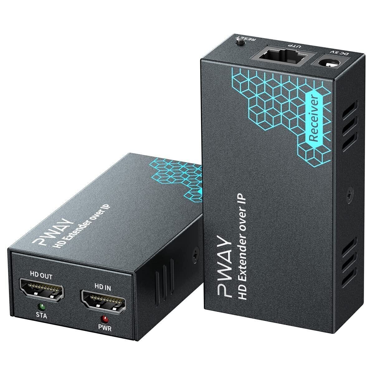 Extender HDMI su IP 150m/492ft 150m Trasmissione Tramite Cavo di Rete Cat5e