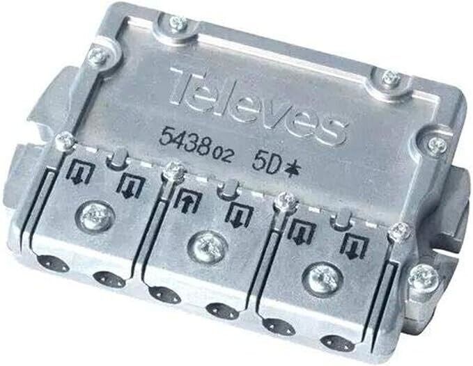 DERIVATORE EASYF 6VIE 2400MHZ 11/14DB CON PASSAGGIO BY PASS 3pz