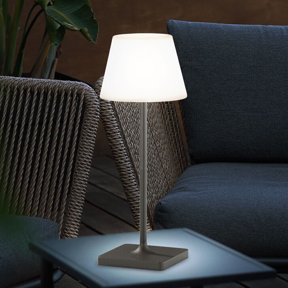 Lampada da tavolo senza fili ricaricabile, LED Eye-Protect, Corpo in Alluminio