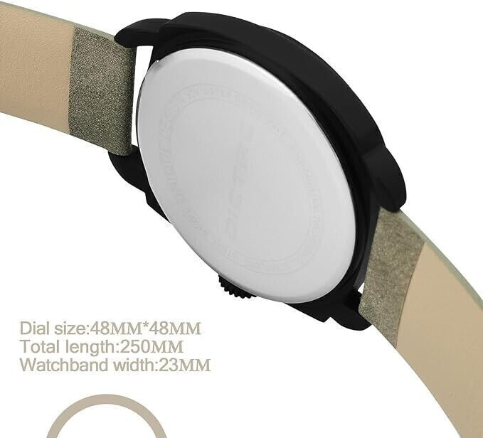 Dictac - Orologio da Polso Analogico per Uomo Movimento al Quarzo Cinturino