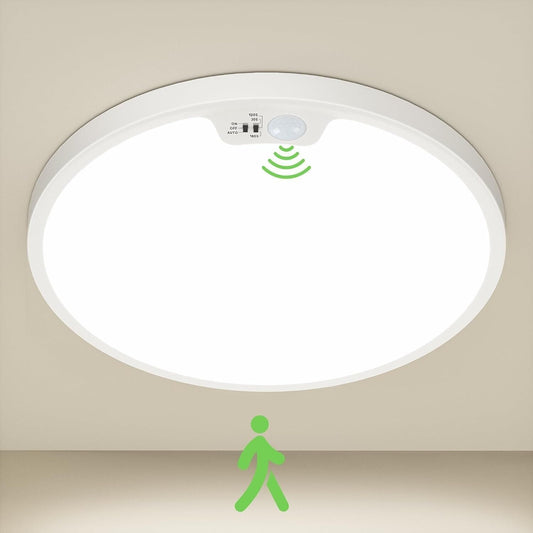 Lampada da soffitto a LED con sensore di movimento AC220V-240V 50/60Hz - 4000K