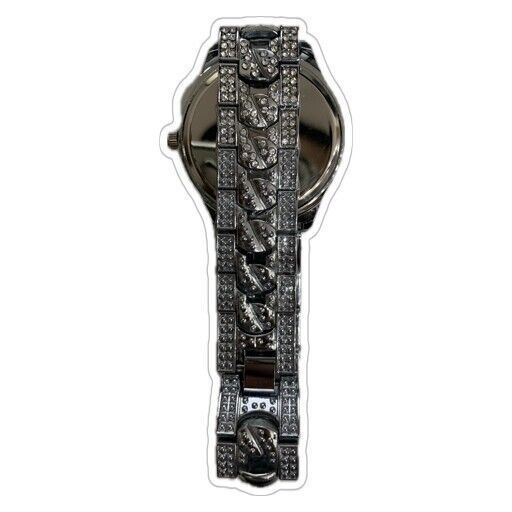 Orologio da Polso Unisex, Orologio al Lavoro con Zircone Lucido 2 orologi