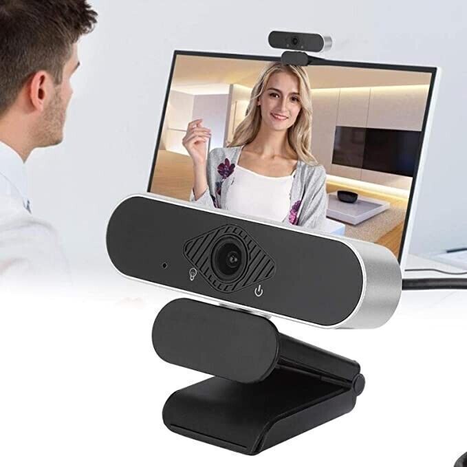 Videocamera per computer HD 1080P, webcam USB, videocamera per computer