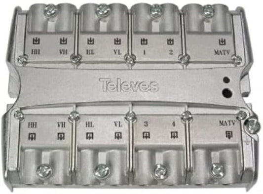 Amplificatore Easy Switch 5 ingressi 14/28dB TELEVES Modello 719001