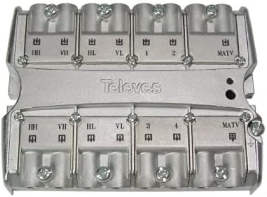 Amplificatore Easy Switch 5 ingressi 14/28dB TELEVES Modello 719001
