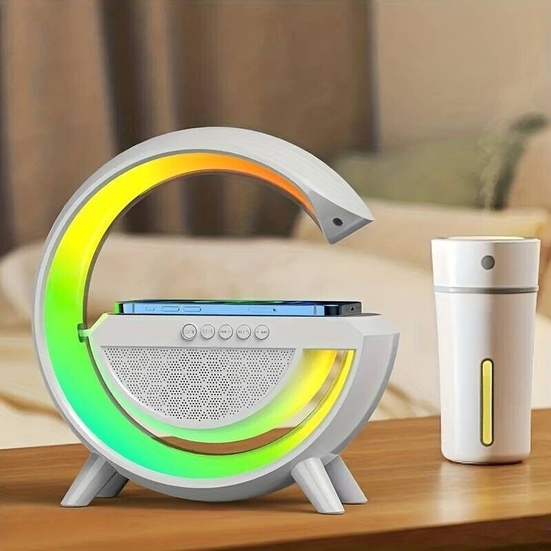 Lampada da Tavolo LED ì con Cassa Altoparlante Speaker Bluetooth e Ricarica