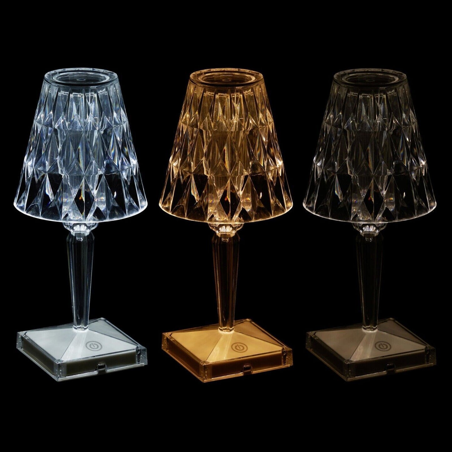 Lampada da tavolo a LED in acrilico