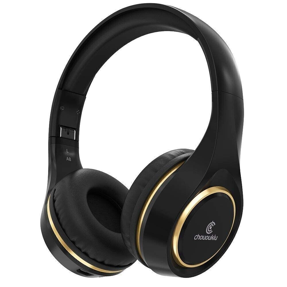 Chououkiu Cuffie Bluetooth, Cuffie wireless Cuffie pieghevoli a LED Auricolari