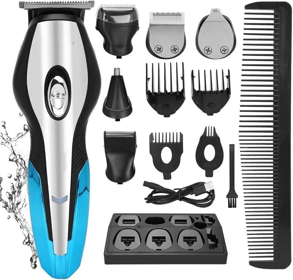 NIKAI Tagliacapelli per Uomo, Professionale 11 in 1 Tagliacapelli Elettrico