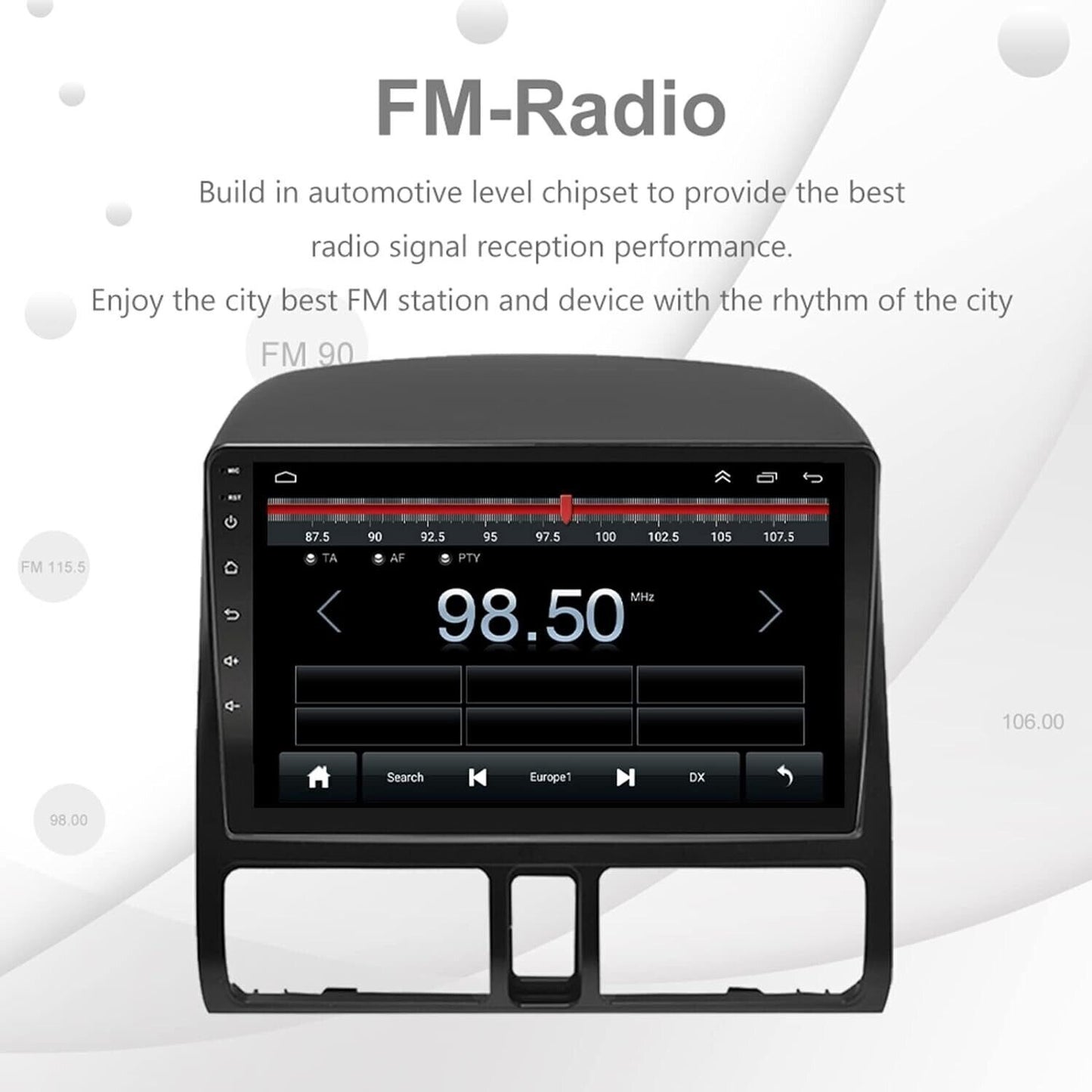 LEXXSON Carplay Radio Android Autoradio per Honda CRV 2001-2006 | 9 pollici