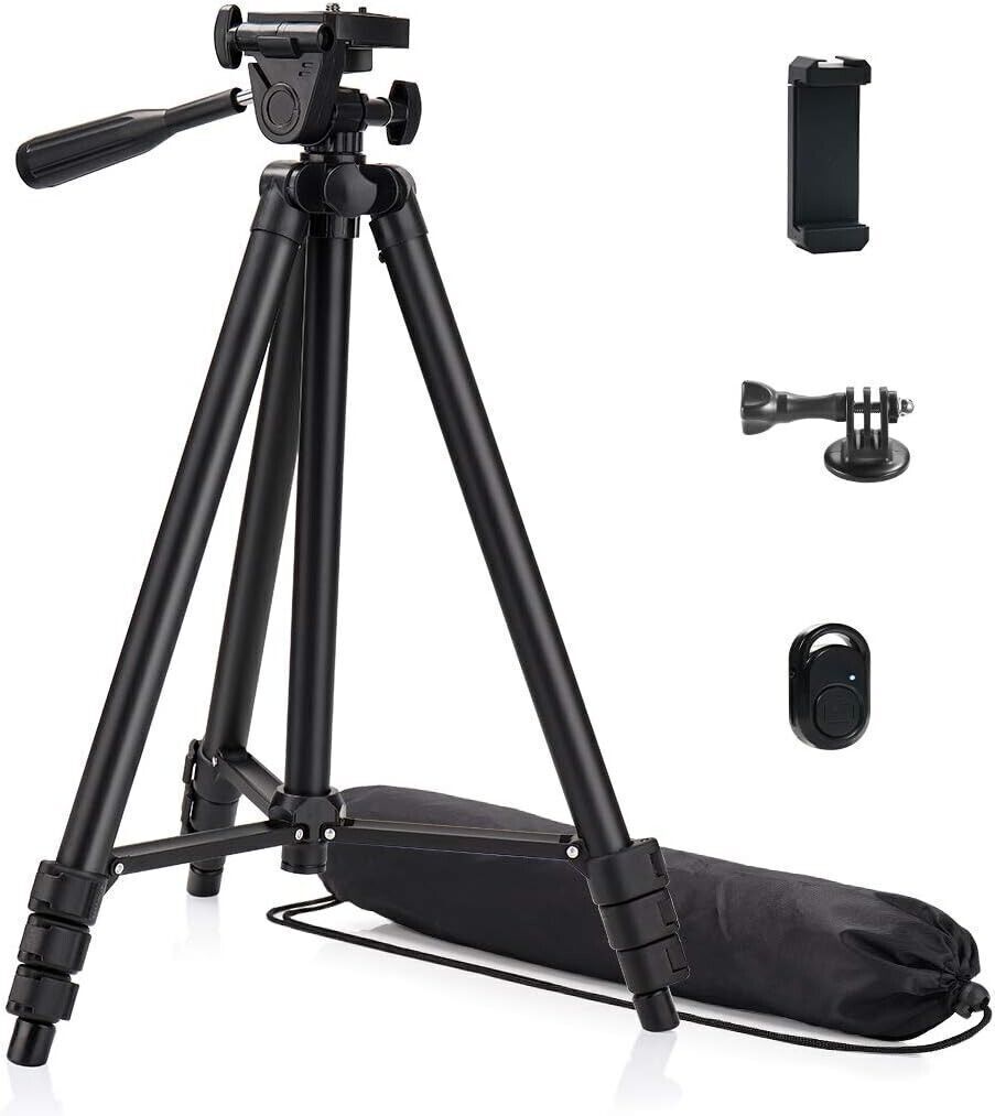 Treppiede 125cm per Cellulare Fotocamera con Supporto Smartphone Bluetooth