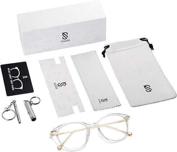 Occhiali Antiriflesso Blocca la Luce Blu Classici Rotondi Montatura da occhiali