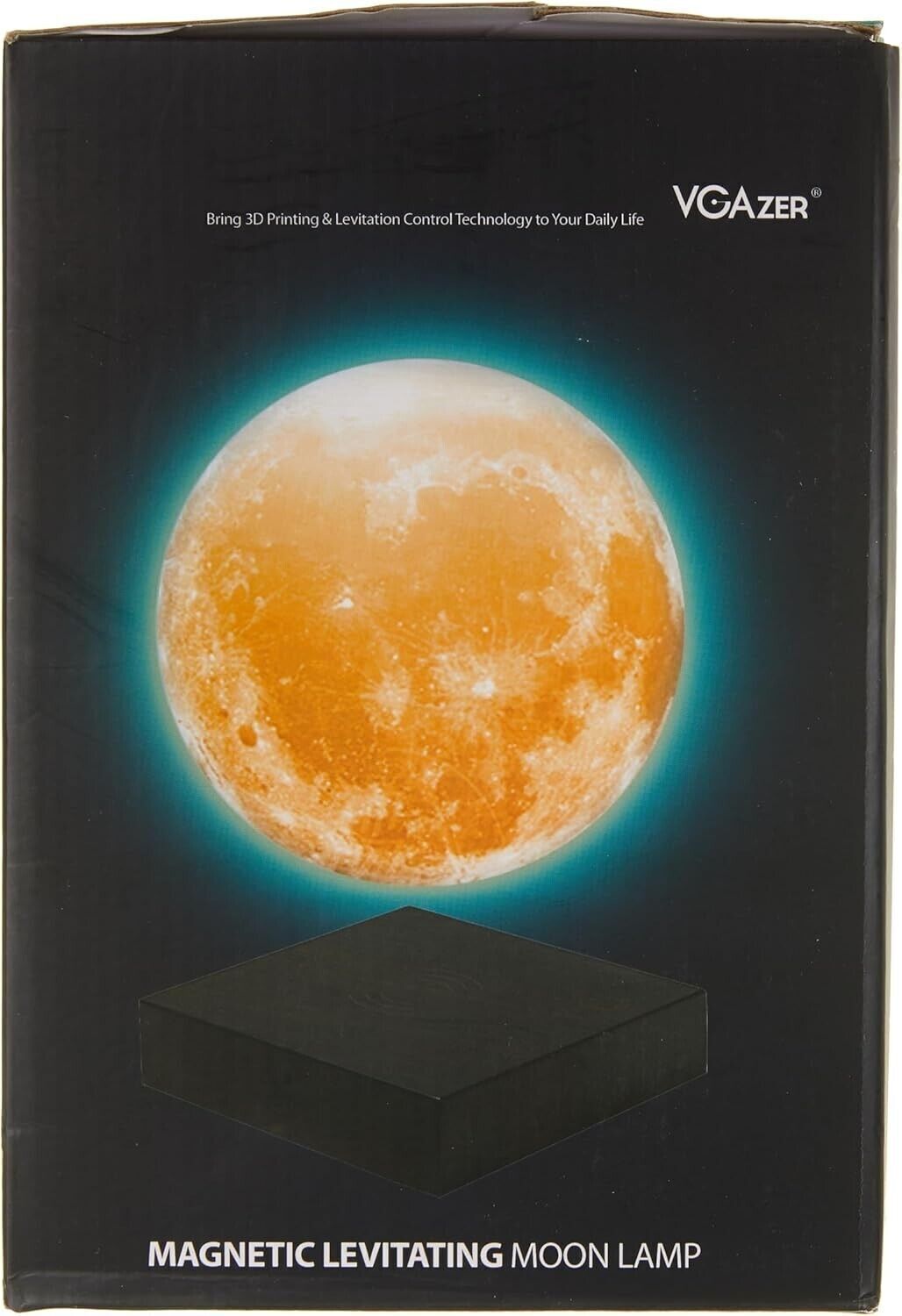 VGAzer 3D Stampa lampade a levitazione magnetica a luce lunare per la casa, deco