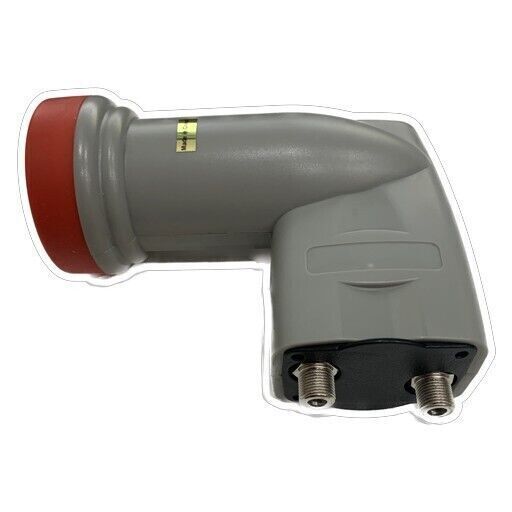 LNB UNIVERSALE TWIN 2 USCITE INDIPENDENTI CON SCHERMATURA LTE PER PARABOLA SAT