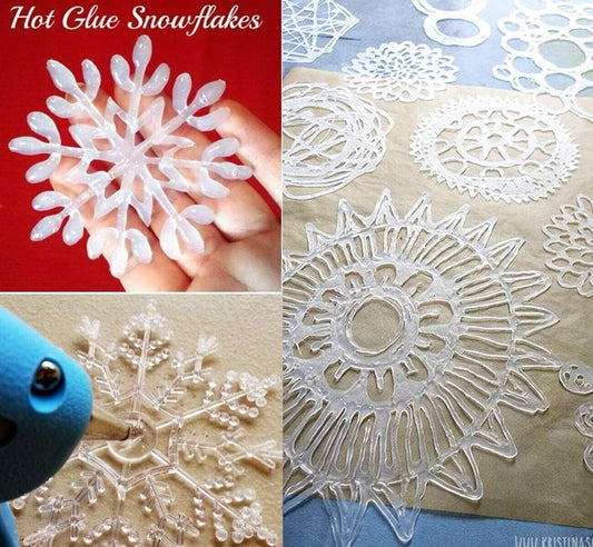 PENGPAI Mini pistola per colla a caldo con stick di colla da 60 pezzi