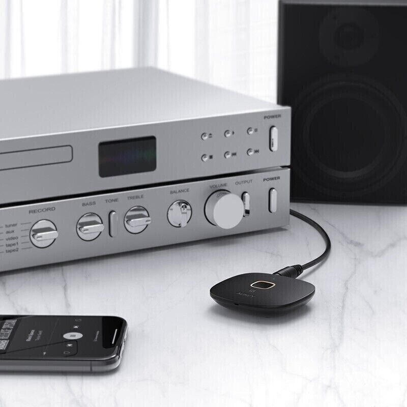 Aukey BR-C16 Ricevitore Bluetooth 4.1 con NFC Adattatore Audio Stereo Auto