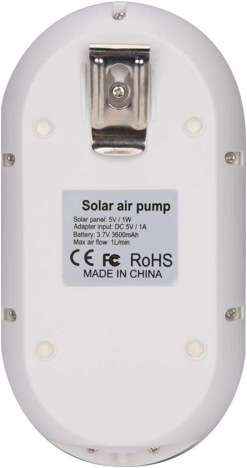 Kit ossigenatore portatile ad energia solare, pratico e portatile a bassa