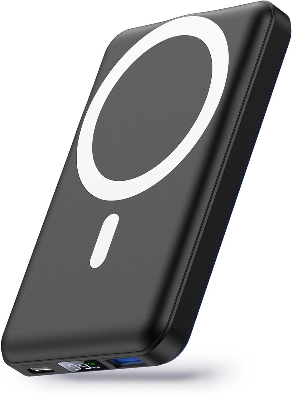 Power Bank 10000mAh, Yiisonger Caricabatterie Portatile Magnetico Wireless