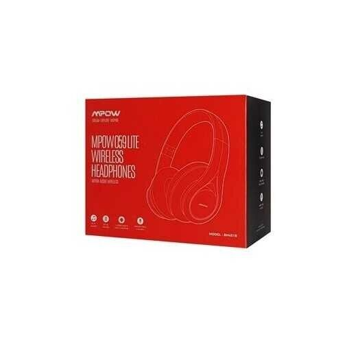 Cuffie MPOW 059 Lite BH451B, wireless e cablate, BT 5.0, nere