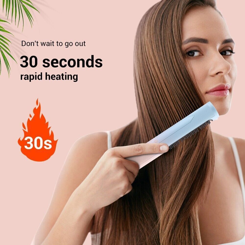 YKMIANJI Pettine lisciante per capelli piastra per capelli portatile piastra