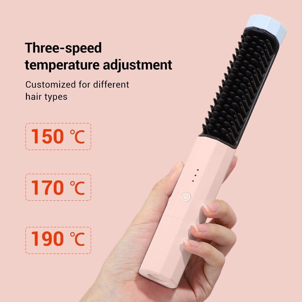 YKMIANJI Pettine lisciante per capelli piastra per capelli portatile piastra