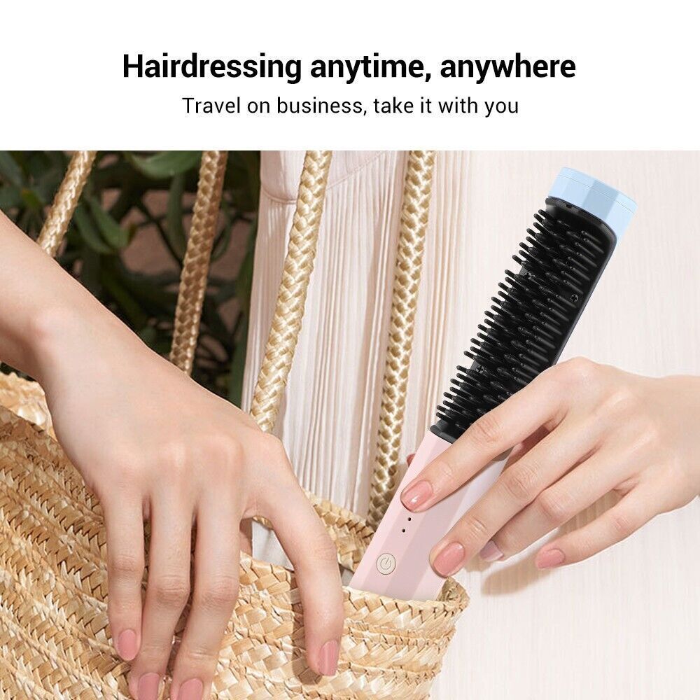 YKMIANJI Pettine lisciante per capelli piastra per capelli portatile piastra